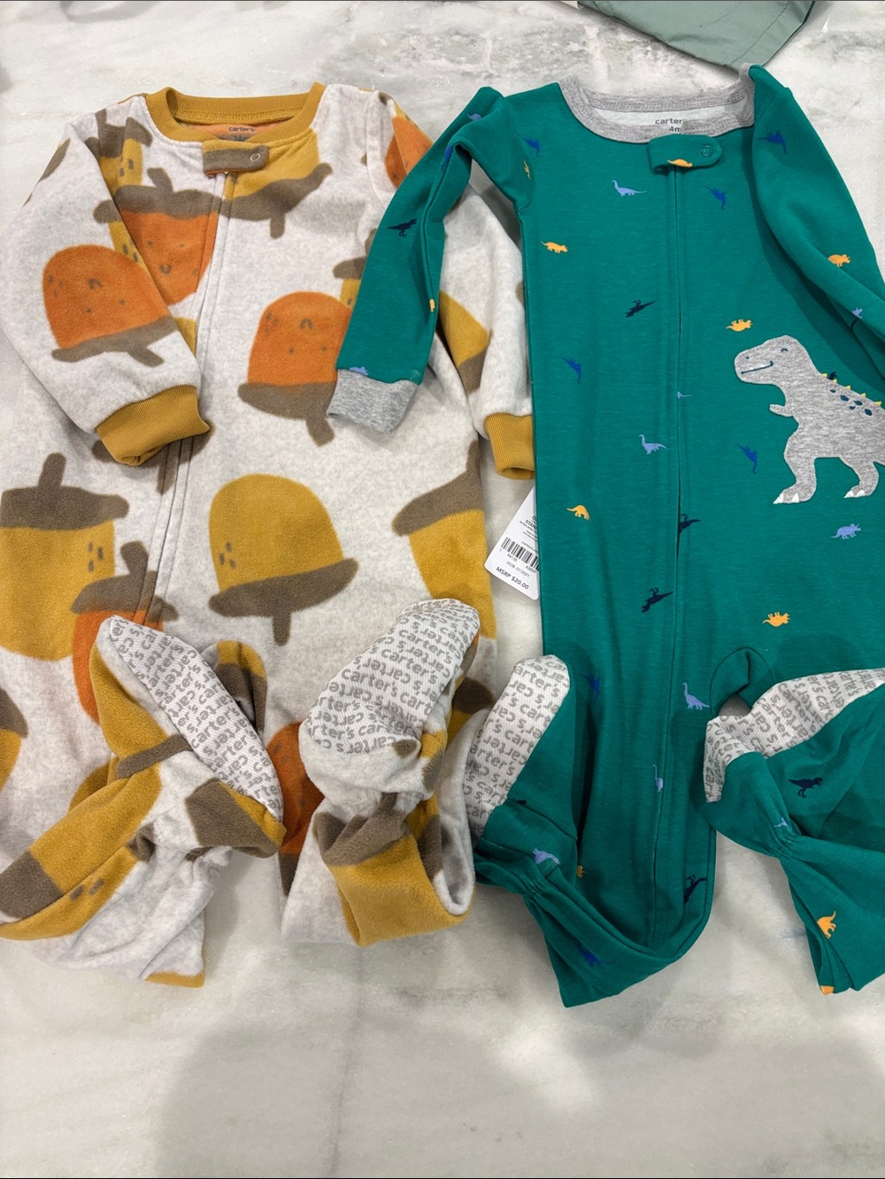Baby boy one piece sleepies-new -24 months